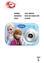 Sakar Disney Frozen 57127 Manuel De L'utilisateur