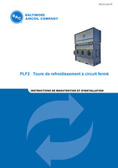 Bac PLF2 Instructions De Manutention Et D'installation