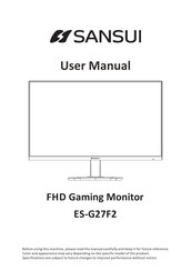 Sansui ES-G27F2 Mode D'emploi