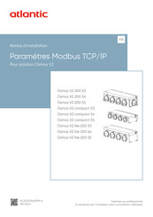 Atlantic Osmoz V2 compact S4 Notice D'installation