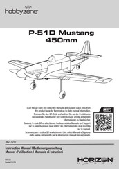 Horizon Hobby Hobby Zone P-51D Mustang 450mm Manuel D'utilisation