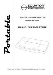 Equator PIC 200 N Portable Manuel Du Propriétaire