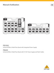 Behringer PB1000 Manuel D'utilisation