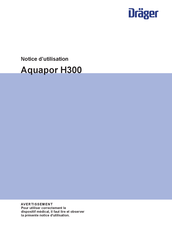 Dräger Aquapor H300 Notice D'utilisation