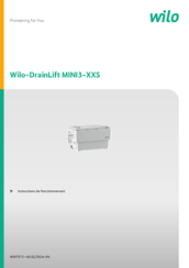 Wilo DrainLift MINI3-XXS Instructions De Fonctionnement