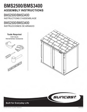 Suncast BMS2500 Instructions D'assemblage