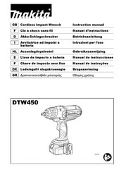 Makita DTW450 Manuel D'instructions