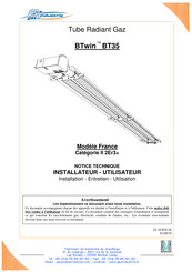 Gaz Industrie BTwin BT35 Notice Technique