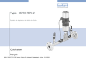 Burkert 8750 REV.2 Guide Rapide