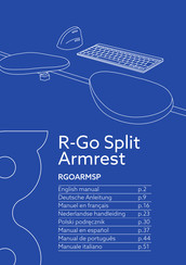 R-Go Split Armrest Manuel