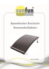 Steinbach Sunfun Speedsolar Exclusiv Mode D'emploi