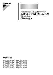 Daikin FTXJ25LV1BS Manuel D'installation