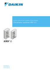 Daikin RXYSA12AMY1B Guide De Référence De L'installateur Et De L'utilisateur