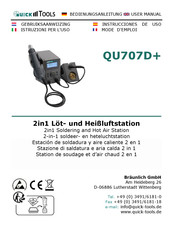 Quick Tools QU707D plus Mode D'emploi