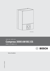 Bosch Compress 3000 AW BS Notice D'utilisation