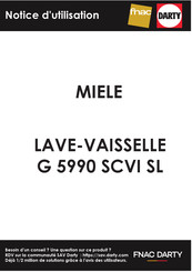 Miele G 5990 Mode D'emploi