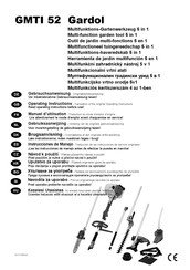 Bauhaus GMTI 52 Gardol Manuel D'utilisation