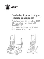 AT&T DL72549 Guide D'utilisation Complet