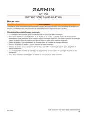 Garmin GC 100 Instructions D'installation