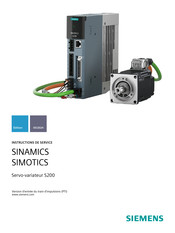 Siemens SIMOTICS S-1FL2 Instructions De Service