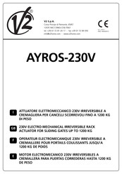 V2 AYROS-230V Mode D'emploi