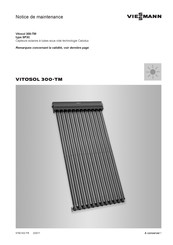 Viessmann VITOSOL 300-TM Notice De Maintenance