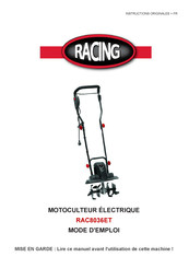 Racing RAC8036ET Mode D'emploi