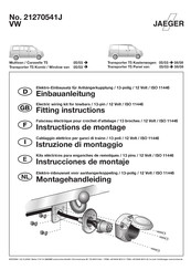 Jaeger 21270541J Instructions De Montage