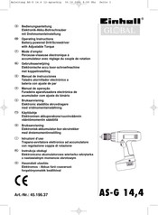 Einhell Global AS-G14,4 Mode D'emploi