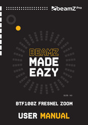 Beamz BTF100Z Fresnel Zoom Mode D'emploi