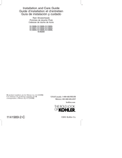 Kohler K-13692 Guide D'installation Et D'entretien