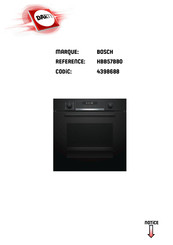 Bosch HBB57BB0 Notice D'utilisation