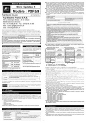 Fuji Electric PXF9 Manuel D'instructions