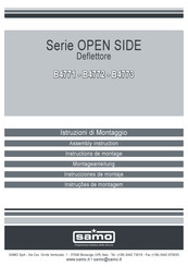 Samo OPEN SIDE B4771 Instructions De Montage