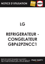 LG GBP62PZNCC1 Manuel D'utilisation