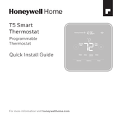 Honeywell Home RCHT8610WF2006 Guide D'installation Rapide