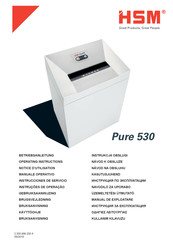 Hsm Pure 530 Notice D'utilisation