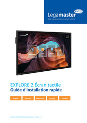 Legamaster EXPLORE 2 EXP-8610 AR Guide D'installation Rapide