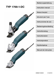 Lister 1700-1-DC Mode D'emploi