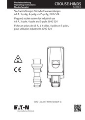 Eaton GHG 524 Mode D'emploi