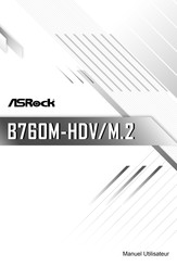 ASROCK B760M-HDV/M.2 Guide Utilisateur