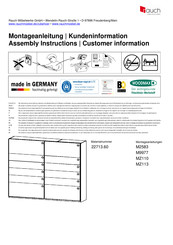 Rauch 22713.60 Instructions De Montage