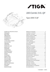 Stiga 100 Combi 3 EL QF Manuel D'utilisation