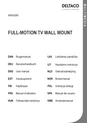 Nordic Deltaco ARM-0260 Instructions De Montage