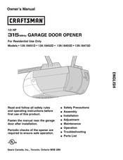 Craftsman 139.18451D Manuel D'instructions