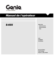 Genie S-60X Manuel De L'opérateur