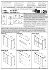 Forma Ideale SICILIA 220 OG UP 01075 Instructions D'assemblage