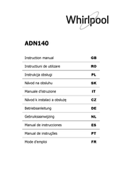 Whirlpool ADN140 Mode D'emploi