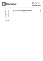 Electrolux IK2720BR Notice D'utilisation