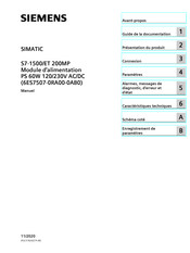 Siemens 6ES7507-0RA00-0AB0 Manuel D'utilisation